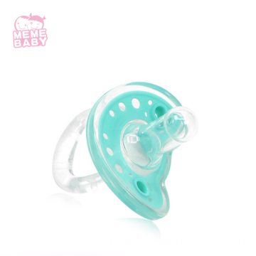 LFGB Custom Baby Silicone Nipple Pacifiers Teether